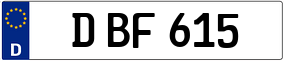 Truck License Plate